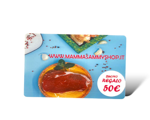 Carta Regalo 50€ Fai la spesa da MammaSammy