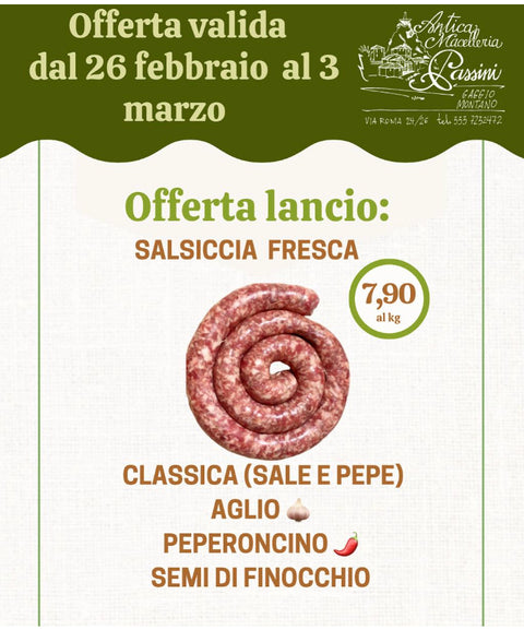 Box Speciale Salsiccia Classica